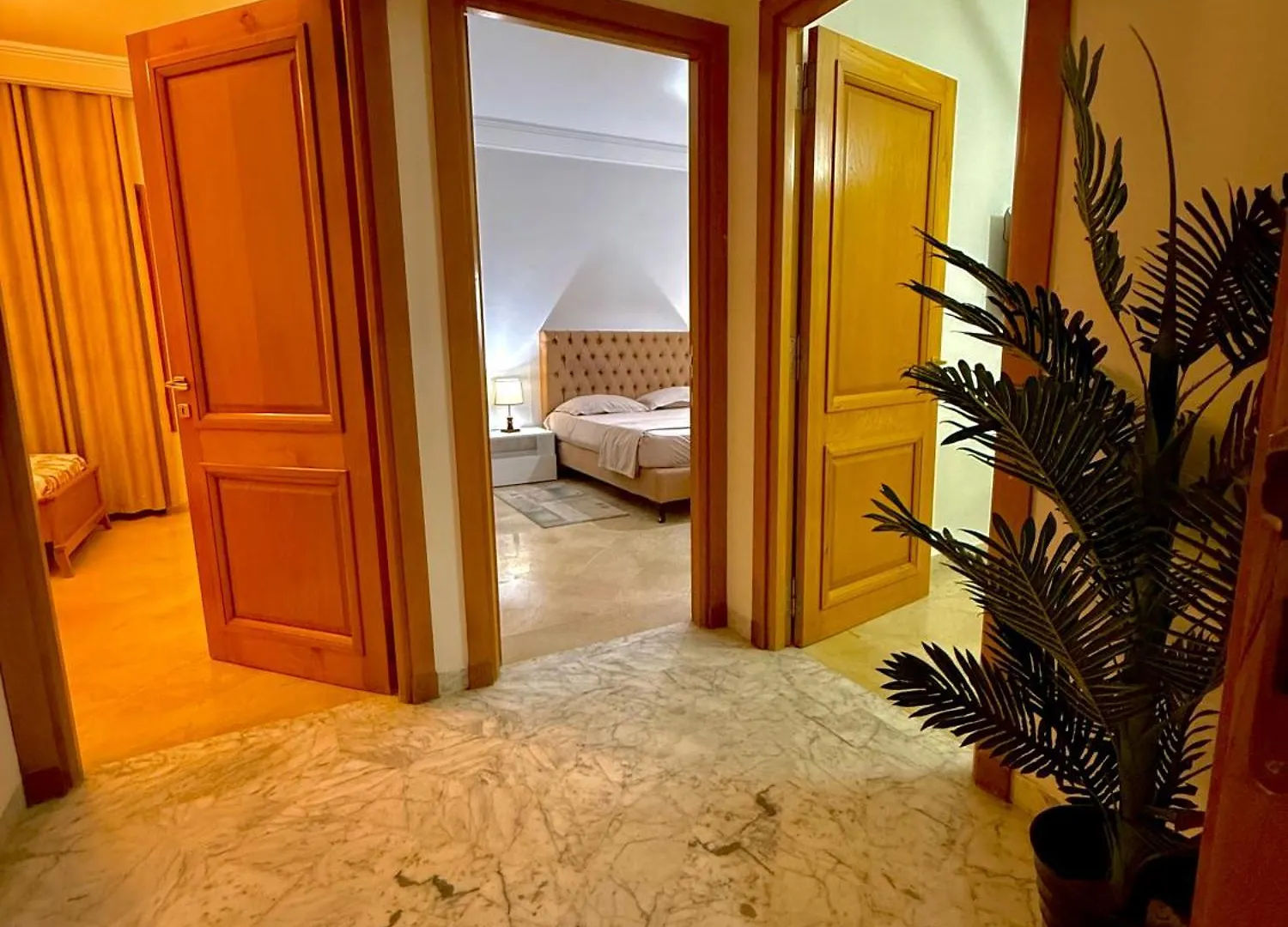 Salon Et 3 Chambres Meublees Au Jardin De Carthage Sidi Daoud Apartment
